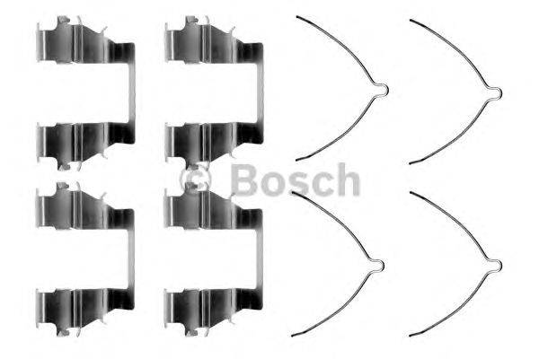 Комплектующие, колодки дискового тормоза BOSCH 1 987 474 163