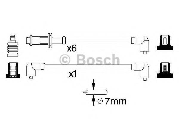 Комплект проводов зажигания BOSCH B120