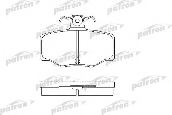 Комплект тормозных колодок, дисковый тормоз PATRON PBP707