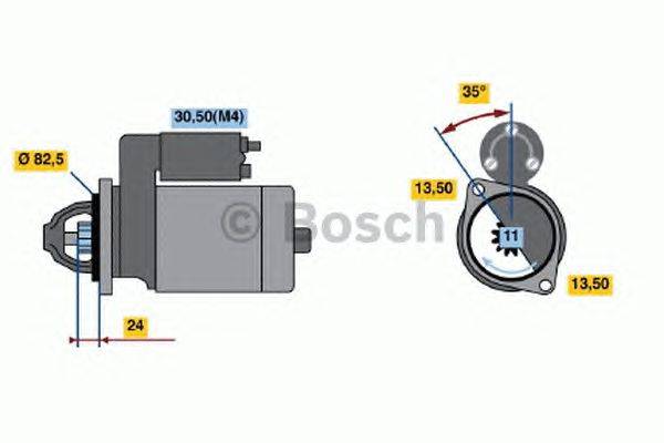 Стартер BOSCH 0 001 362 304