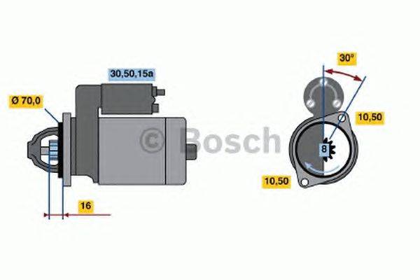 Стартер BOSCH 1211