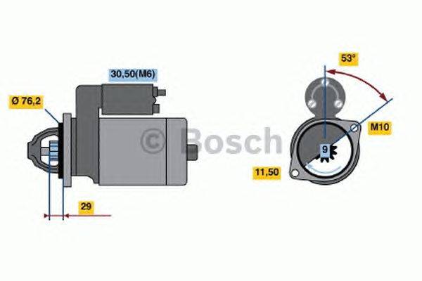 Стартер BOSCH 2089