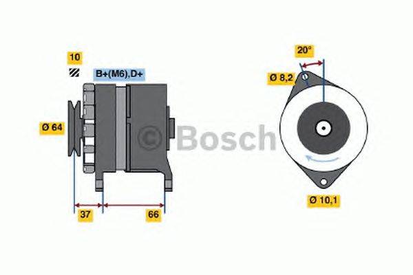 Генератор BOSCH 0986033970