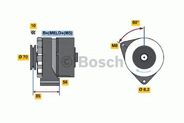 Генератор BOSCH 0 986 034 160