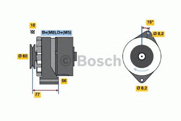 Генератор BOSCH 0 986 034 550