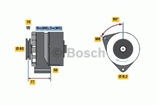 Генератор BOSCH 0 986 034 580