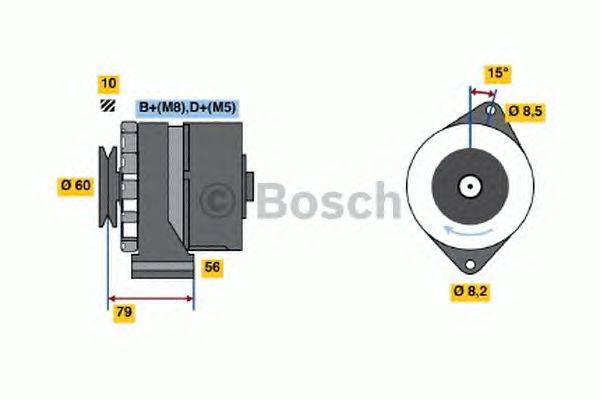 Генератор BOSCH 0 986 035 010