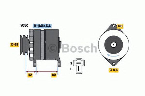 Генератор BOSCH 0 986 035 431