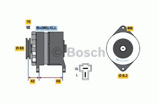 Генератор BOSCH 0 986 036 501