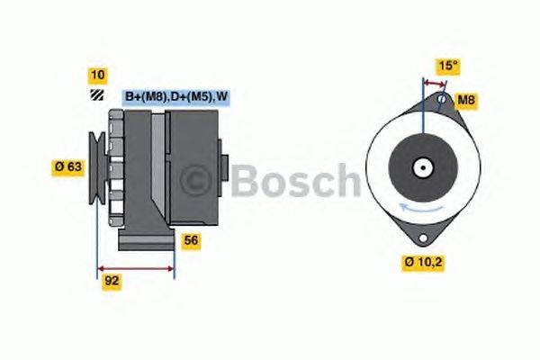 Генератор BOSCH 0 986 039 450