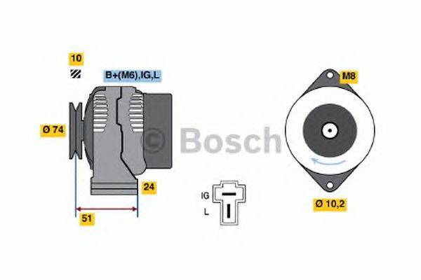 Генератор BOSCH 4547