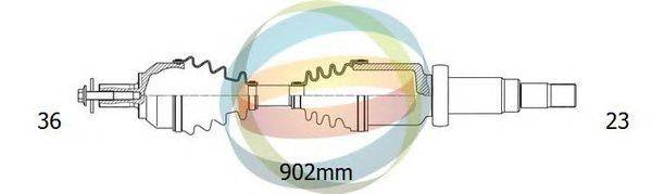 Приводной вал ODM-MULTIPARTS 18-012580