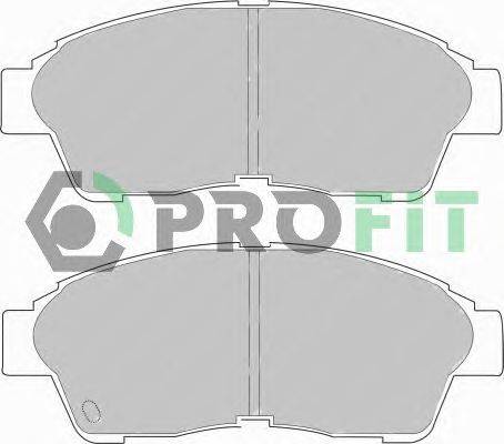 Комплект тормозных колодок, дисковый тормоз PROFIT 5000-0867
