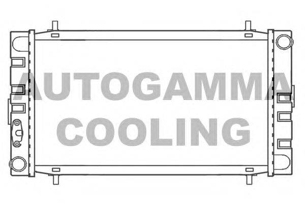 Радиатор, охлаждение двигателя AUTOGAMMA 100072