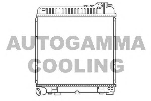 Радиатор, охлаждение двигателя AUTOGAMMA 100087
