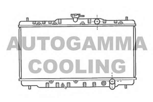 Радиатор, охлаждение двигателя AUTOGAMMA 100402