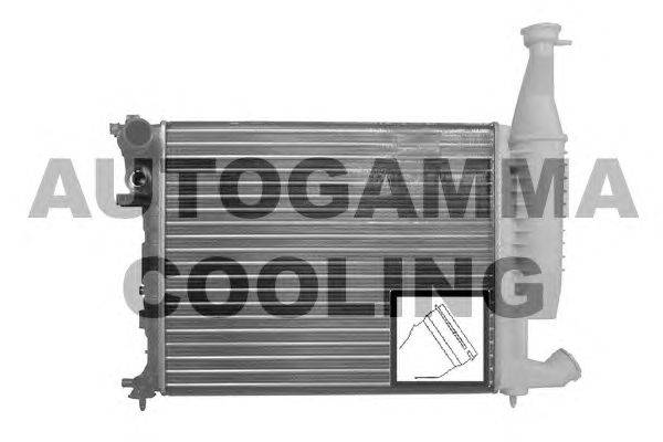 Радиатор, охлаждение двигателя AUTOGAMMA 101346