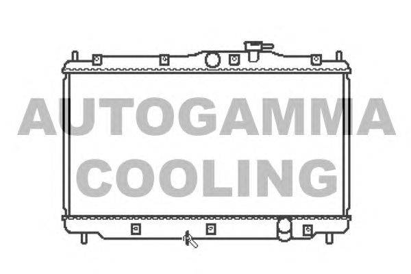 Радиатор, охлаждение двигателя AUTOGAMMA 101439