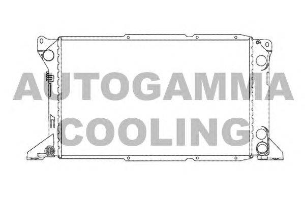 Радиатор, охлаждение двигателя AUTOGAMMA 102088