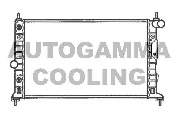 Радиатор, охлаждение двигателя AUTOGAMMA 102303