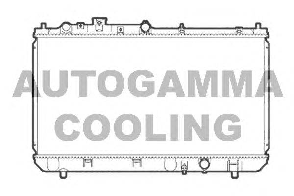 Радиатор, охлаждение двигателя AUTOGAMMA 103187