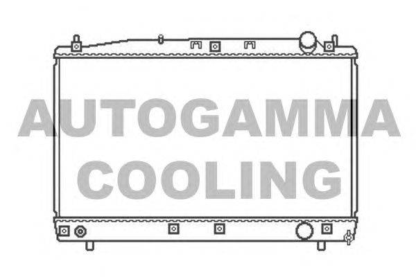 Радиатор, охлаждение двигателя AUTOGAMMA 103858