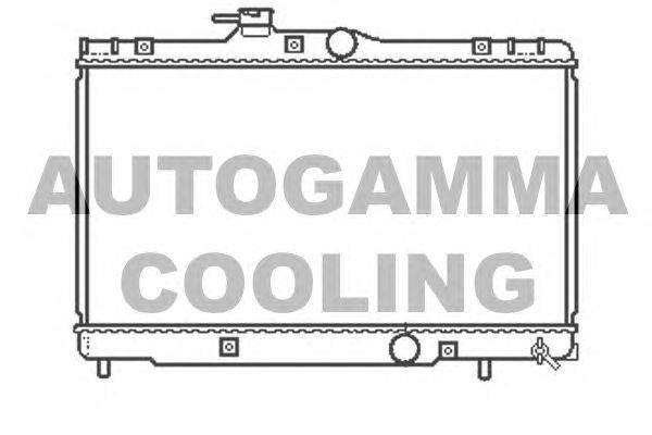 Радиатор, охлаждение двигателя AUTOGAMMA 104721