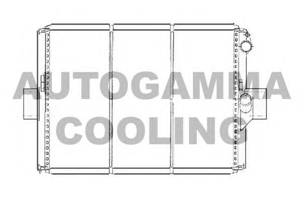 Радиатор, охлаждение двигателя AUTOGAMMA 404056