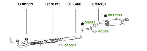 Система выпуска ОГ GT Exhaust 1151