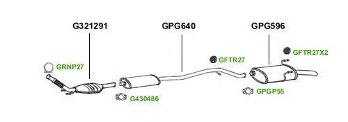 Система выпуска ОГ GT Exhaust 1723