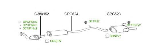 Система выпуска ОГ GT Exhaust 1728