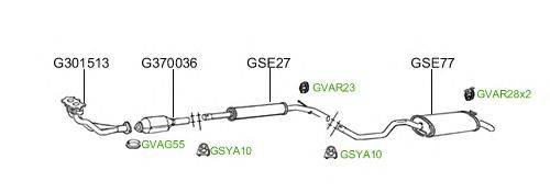 Система выпуска ОГ GT Exhaust 2126