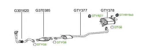 Система выпуска ОГ GT Exhaust 2268