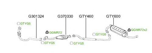 Система выпуска ОГ GT Exhaust 2302