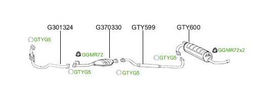 Система выпуска ОГ GT Exhaust 2306