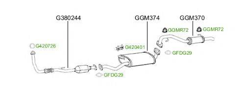 Система выпуска ОГ GT Exhaust 2595