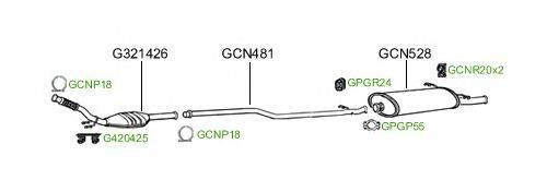 Система выпуска ОГ GT Exhaust 271