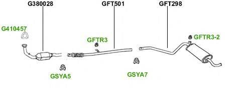 Система выпуска ОГ GT Exhaust 344