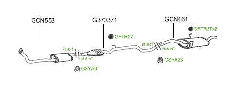 Система выпуска ОГ GT Exhaust 412