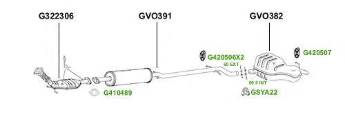 Система выпуска ОГ GT Exhaust 4450