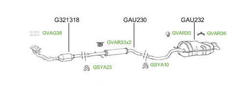 Система выпуска ОГ GT Exhaust 4660