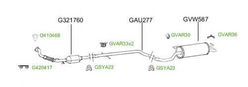 Система выпуска ОГ GT Exhaust 4710