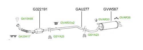 Система выпуска ОГ GT Exhaust 4712