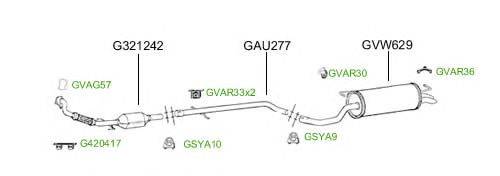 Система выпуска ОГ GT Exhaust 4713