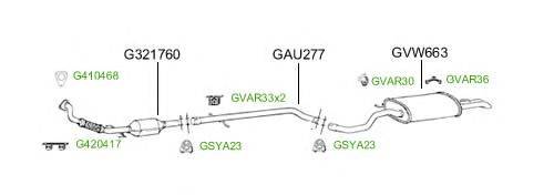 Система выпуска ОГ GT Exhaust 4715