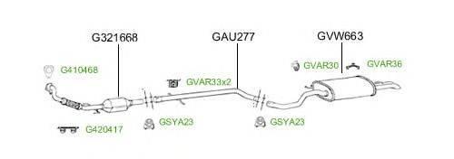 Система выпуска ОГ GT Exhaust 4722