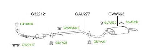 Система выпуска ОГ GT Exhaust 4724