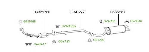 Система выпуска ОГ GT Exhaust 4729