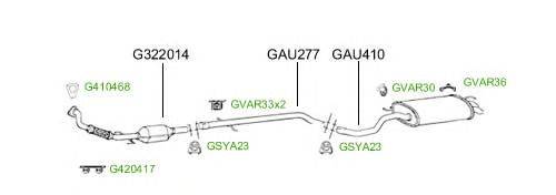 Система выпуска ОГ GT Exhaust 4730