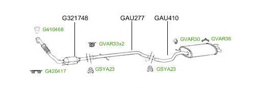 Система выпуска ОГ GT Exhaust 4737